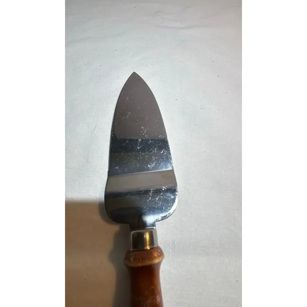 Vintage Wooden Handle Pie Server